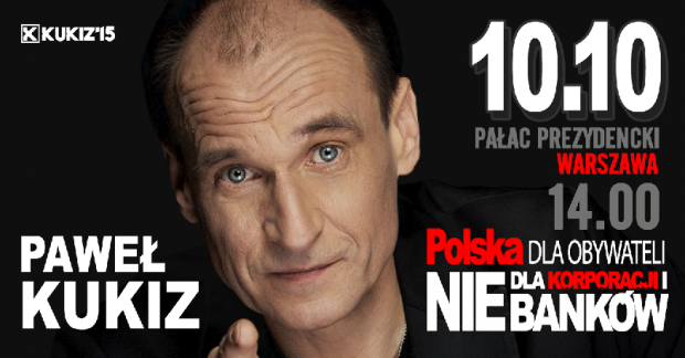 Paweł Kukiz weźmie udział w III ogólnopolskiej manifestacji