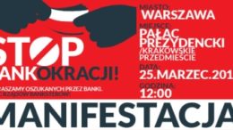 Manifestacja "Stop Bankokracji"