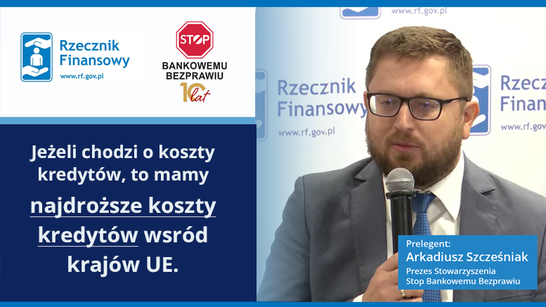 Jubileuszowa Konferencja Rzecznika Finansowego_Arkadiusz Szcześniak