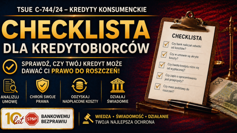 Checklista – sprawdź swoją umowę