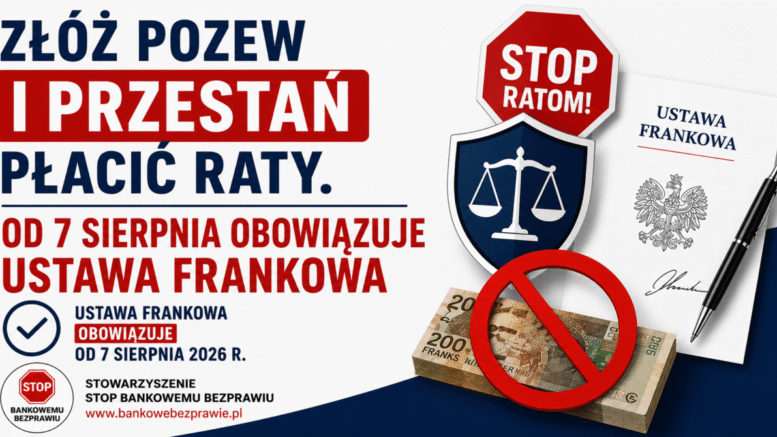 ustawa frankowa weszła w życie 7.08.2026